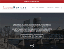 Tablet Screenshot of lakerrentals.com